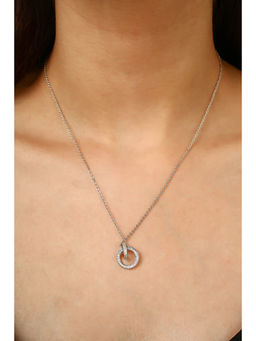 MINJI AND CO. - White Brass Silver Plated Pendant