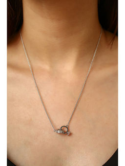 MINJI AND CO. - White Brass Silver Plated Pendant