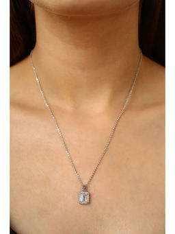 MINJI AND CO. - White Brass Silver Plated Pendant
