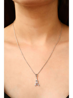 MINJI AND CO. - White Brass Silver Plated Pendant