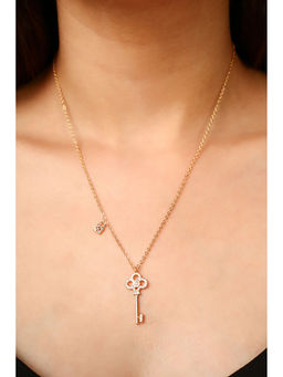 MINJI AND CO. - White Brass Gold Plated Pendant