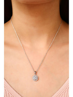 MINJI AND CO. - White Brass Silver Plated Pendant