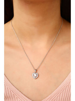 MINJI AND CO. - White Brass Silver Plated Pendant
