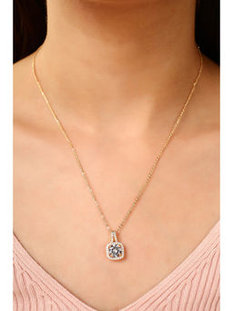 MINJI AND CO. - White Brass Gold Plated Pendant