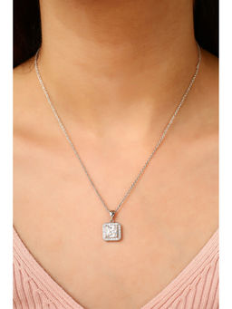 MINJI AND CO. - White Brass Silver Plated Pendant