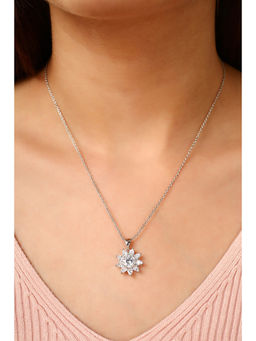 MINJI AND CO. - White Brass Silver Plated Pendant
