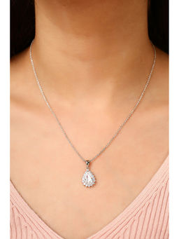 MINJI AND CO. - White Brass Silver Plated Pendant