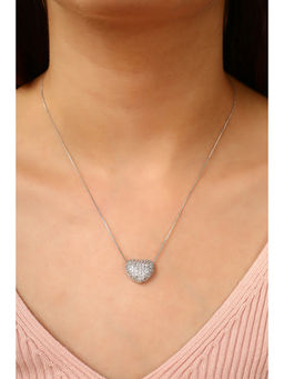 MINJI AND CO. - White Brass Silver Plated Pendant