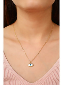 MINJI AND CO. - Blue Brass Gold Plated Pendant