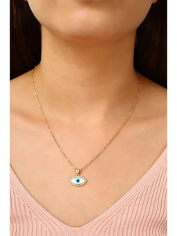 MINJI AND CO. - Blue Brass Gold Plated Pendant