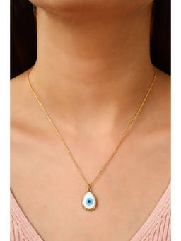 MINJI AND CO. - Multi-Color Brass Gold Plated Pendant