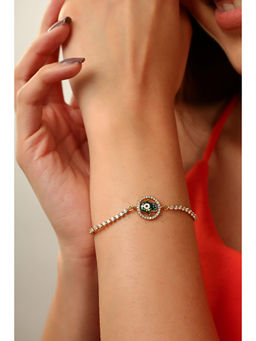 MINJI AND CO. - White Brass Gold Plated Bracelet