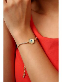 MINJI AND CO. - White Brass Gold Plated Bracelet