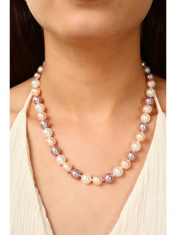 MINJI AND CO. - Multi-Color Brass Silver Plated Necklace