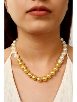 MINJI AND CO. - Gold Brass Silver Plated Necklace
