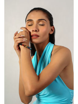 MINJI AND CO. - Multi-Color Brass Gold Plated Bracelet