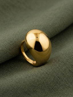 ELRA - Gold Stainless Steel 18K Gold Plated Ring (6)