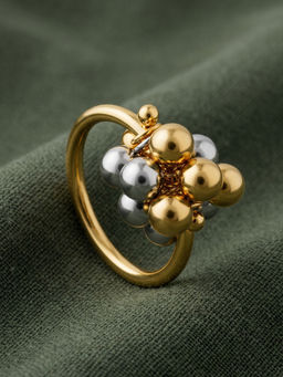ELRA - Multi-Color Stainless Steel 18K Gold Plated Ring (6)