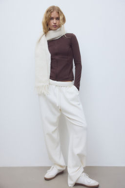 H&M - Women Brown Sports Fleece Jacket With Softmove