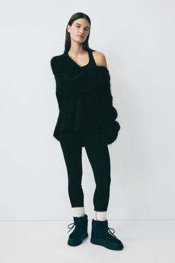 H&M - Women Black Warming Sports Leggings With Thermomove