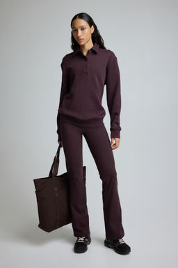 H&M - Women Red Sports Cotton Rugby Shirt