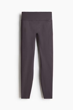H&M - Women Grey Scrunch-Detail Sports Leggings
