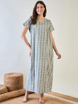 The Kaftan Company - Tribal Essence Simple Comfy Night Dress