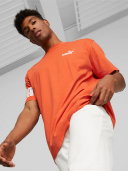 Puma - Power Summer Mens Orange T-Shirt