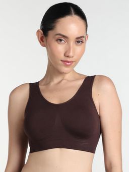 Wacoal - Dark Brown Basic Padded Full Cup Seamless Bralette