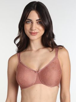 Wacoal - Womens Beige Athena Wired Seamless Lace Plus Size Bra