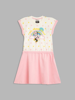 Blue Giraffe - Girls Multi Printed Dress