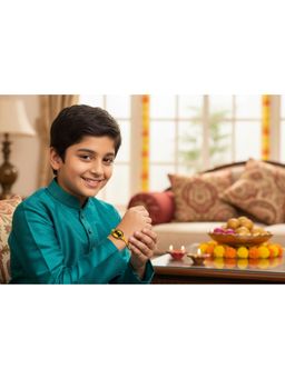 Priaansha Creations - Yellow Thread Rakhi for Raksha Bandhan