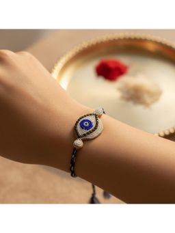 Priaansha Creations - Blue Eye Thread Rakhi for Raksha Bandhan