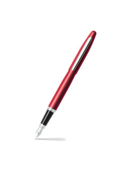 Sheaffer - Excessive Red with Chrome Trim VFM Medium Nib Fountain Pen