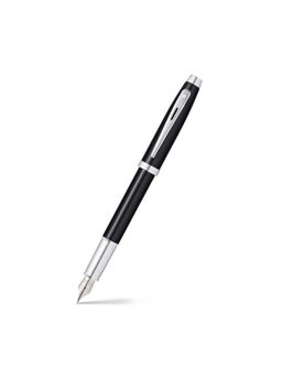 Sheaffer - Glossy Black with Chrome-Plated Trim Gift 100 Fine Nib Fountain Pen