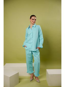 Blanche by Rashika - Aqua Dream Shirt and Pant