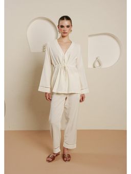 Blanche by Rashika - Sunlit Canvas Top and Pant