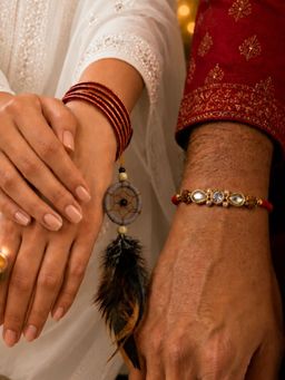 Digital Dress Room - Dream Catcher Rakhi and Lumba