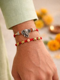 Digital Dress Room - Ganesha Turtle Rakhis (Pack of 2)