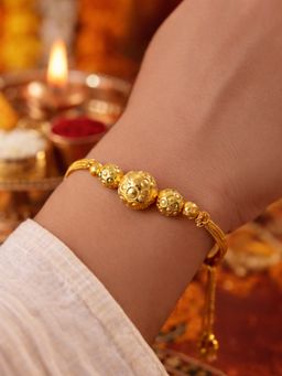 Digital Dress Room - Gold Bead Thread Rakhi