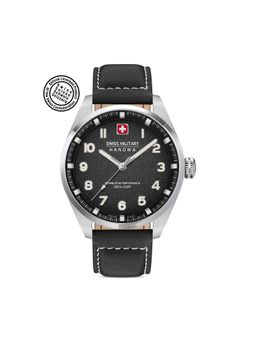 Swiss Military Hanowa - WATCHMAN Round Black Dial Quartz Watch For Men -SMWGA0001505 (M)