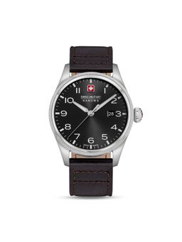 Swiss Military Hanowa - Round Black Dial Quartz Watch For Men -SMWGB0000804 (M)
