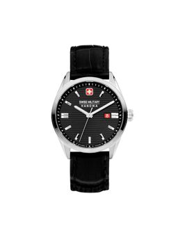 Swiss Military Hanowa - Round Black Dial Quartz Watch For Men -SMWGB2200104 (M)