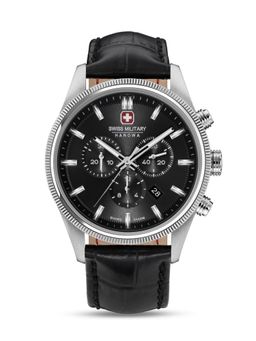 Swiss Military Hanowa - Round Black Dial Quartz Watch For Men -SMWGC0003101 (M)