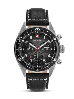 Swiss Military Hanowa - AFTERBURN CHRONO Round Black Dial Quartz Watch For Men -SMWGC0003801 (M)