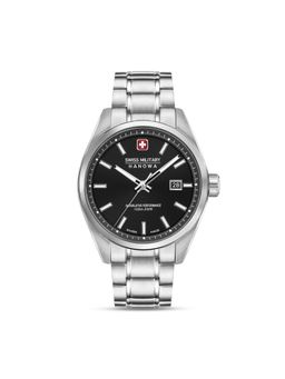 Swiss Military Hanowa - ROADRUNNER ADVANCED Round Black Dial Quartz Watch For Men -SMWGH0004101 (M)