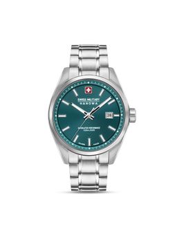 Swiss Military Hanowa - ROADRUNNER ADVANCED Round Green Dial Quartz Watch For Men -SMWGH0004104 (M)