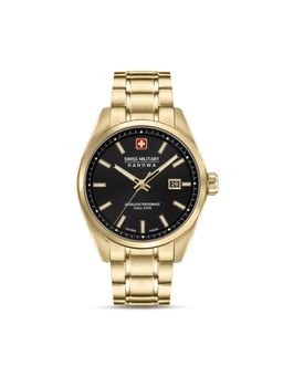 Swiss Military Hanowa - BLACK MARLIN Round Black Dial Quartz Watch For Men -SMWGH0004110 (M)