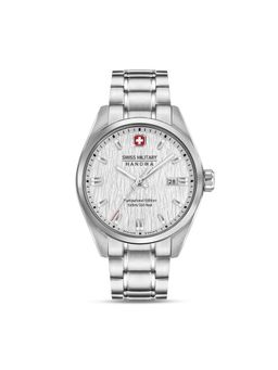 Swiss Military Hanowa - FLAGSHIP X Round Silver Dial Quartz Watch For Men -SMWGH0004601 (M)