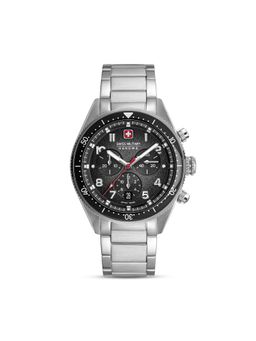 Swiss Military Hanowa - NAVALUS PRO CHRONO Round Black Dial Quartz Watch For Men -SMWGI0003803 (M)